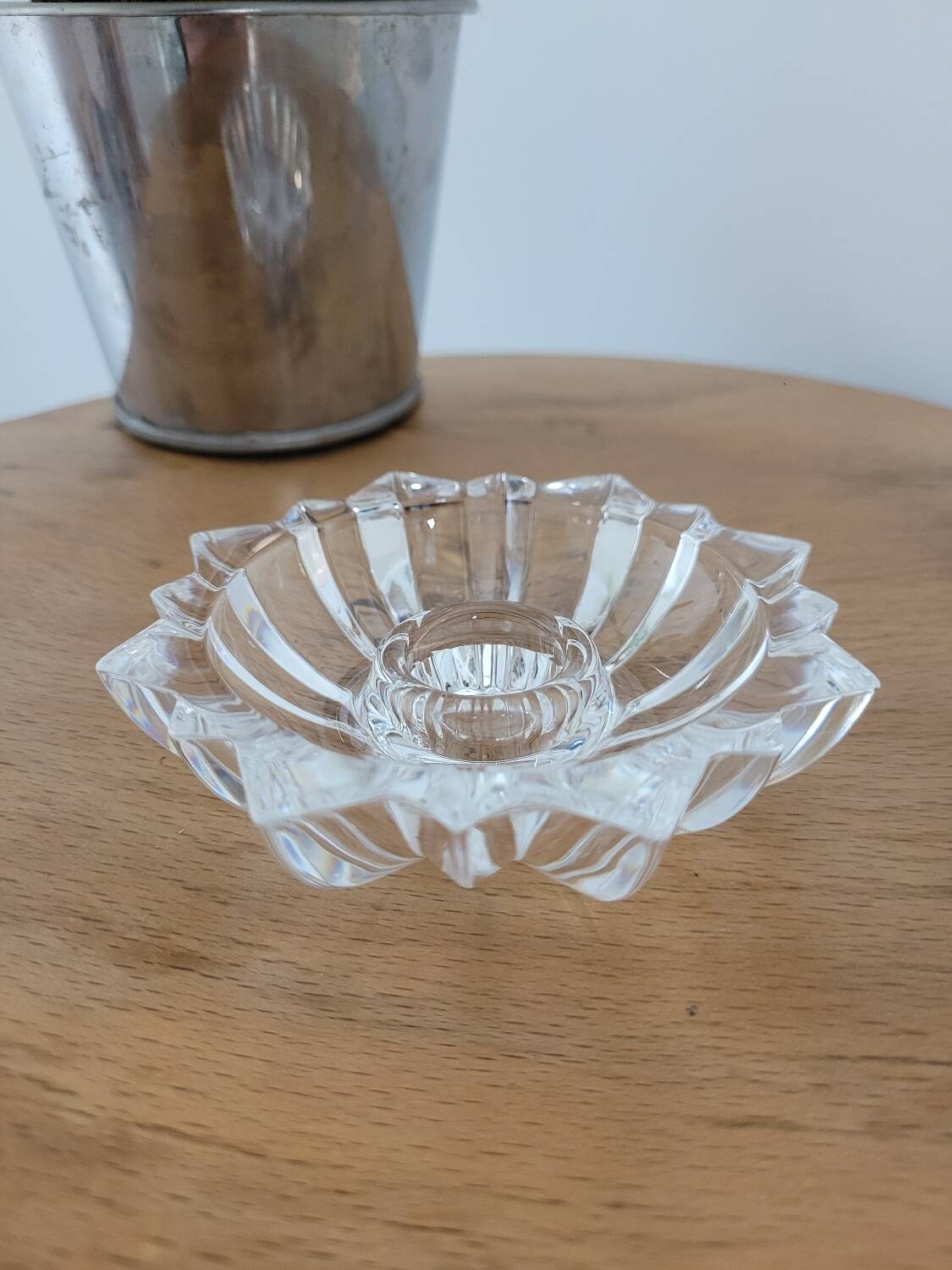 Cheverny crystal star candle holder