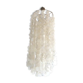 Vintage mother-of-pearl hanging lamp