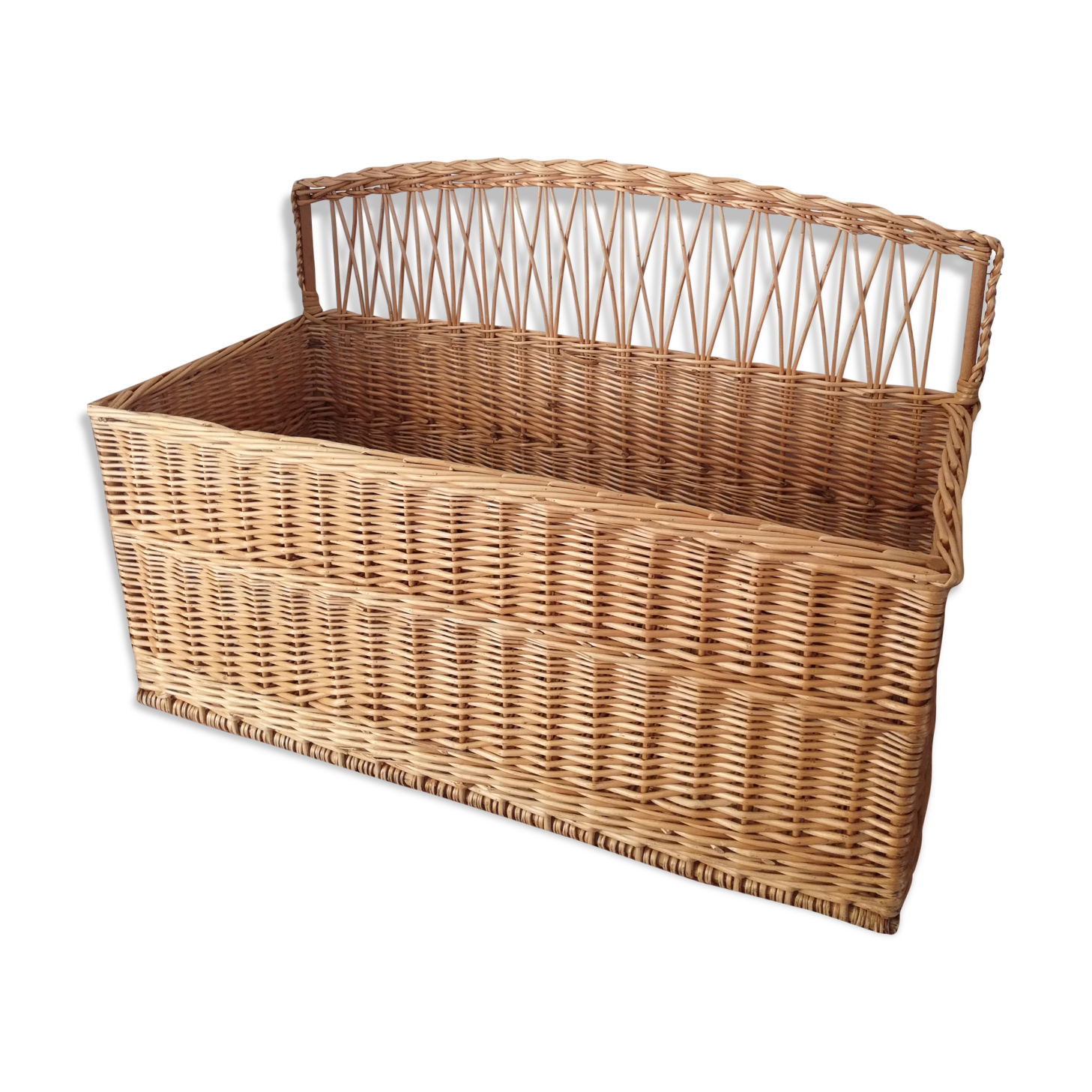 Rattan toy box
