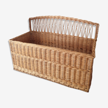 Rattan toy box