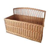 Coffre à jouets en rotin