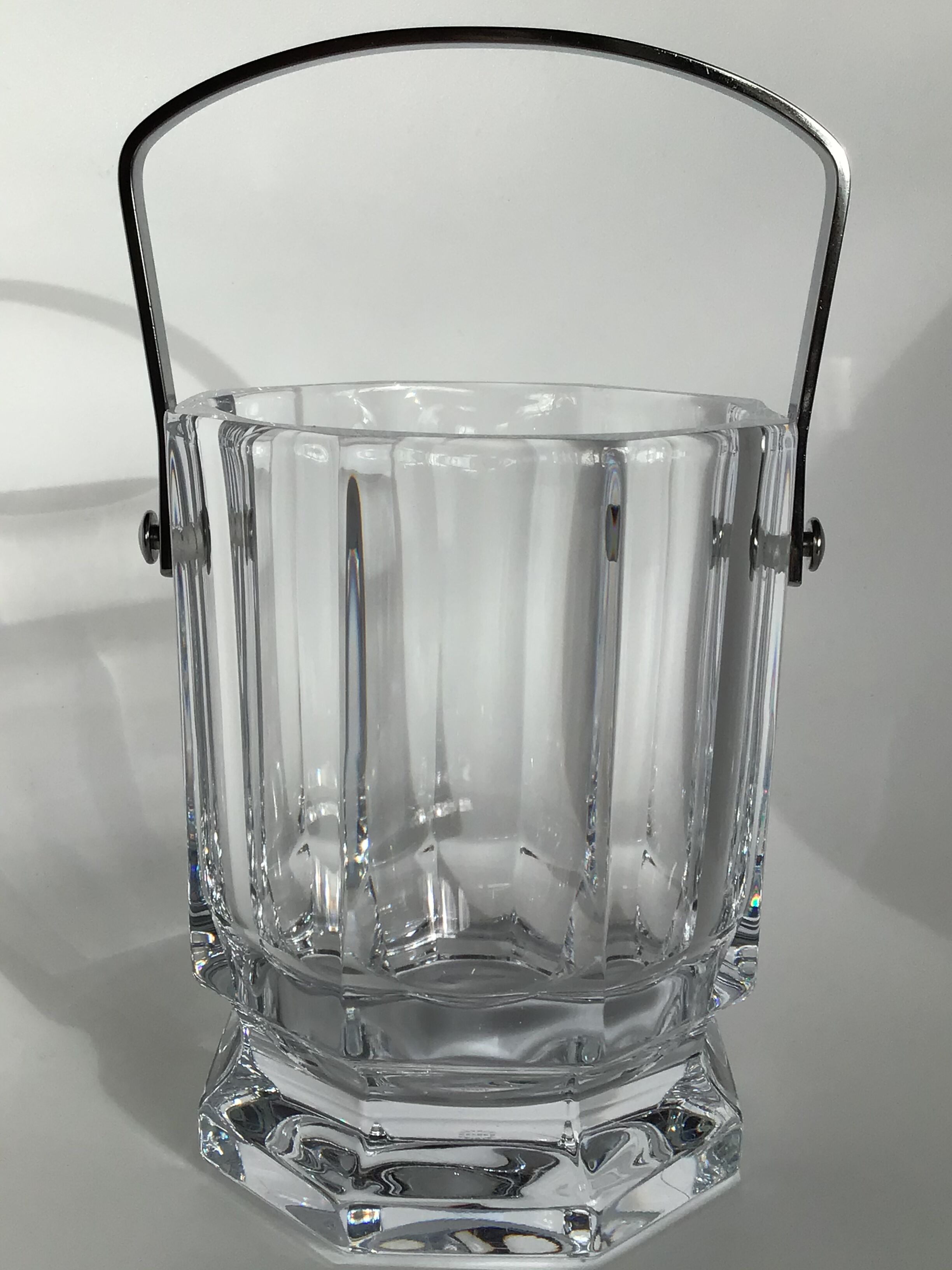 Crystal ice bucket sèvres octagonal