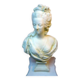 Marie Antoinette bust sand patina H54cm