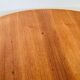 Scandinavian round teak dining table 1960