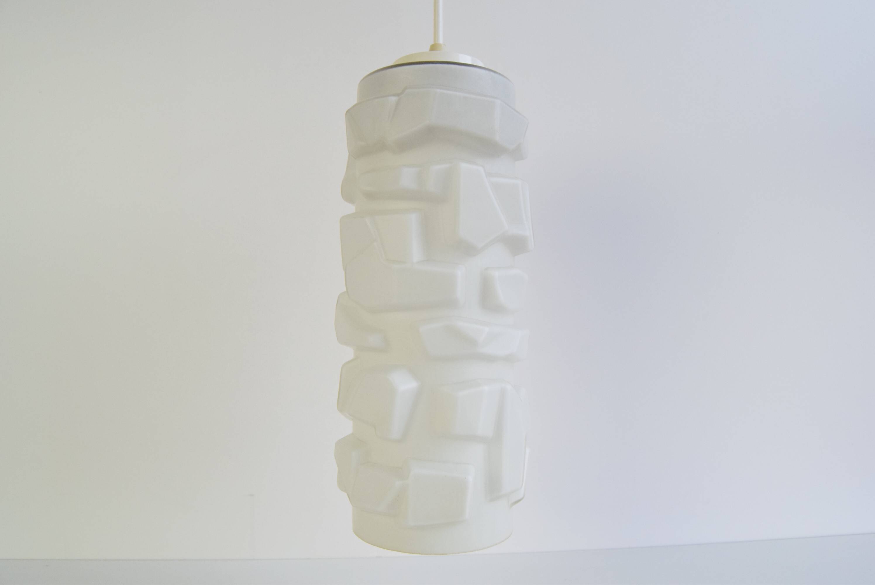 Iconic pendant lamp Ivan Jakeš made of opal glass