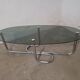 Designer chrome coffee table