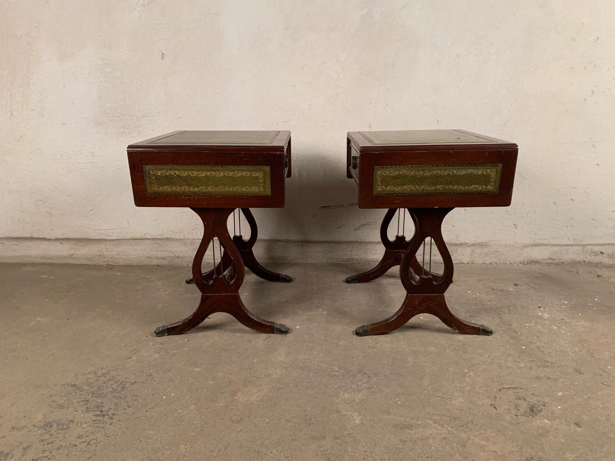 A pair of  side tables, 1950s