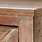 English chest of drawers; Charles II period, oak