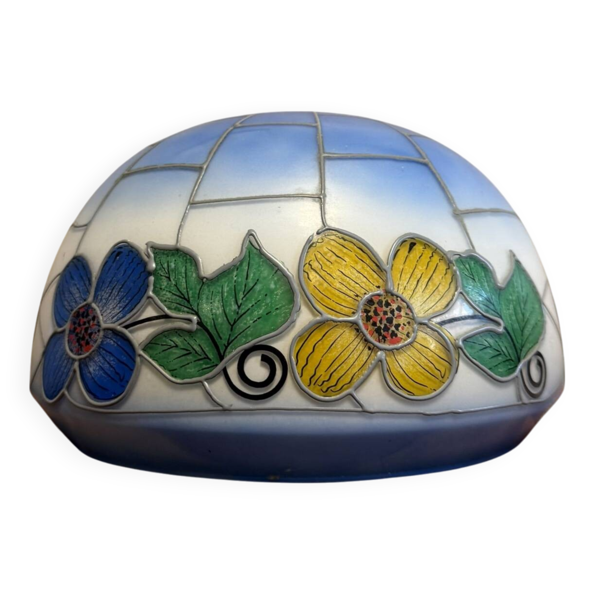 Opaline lampshade from the Art Deco period circa 1920