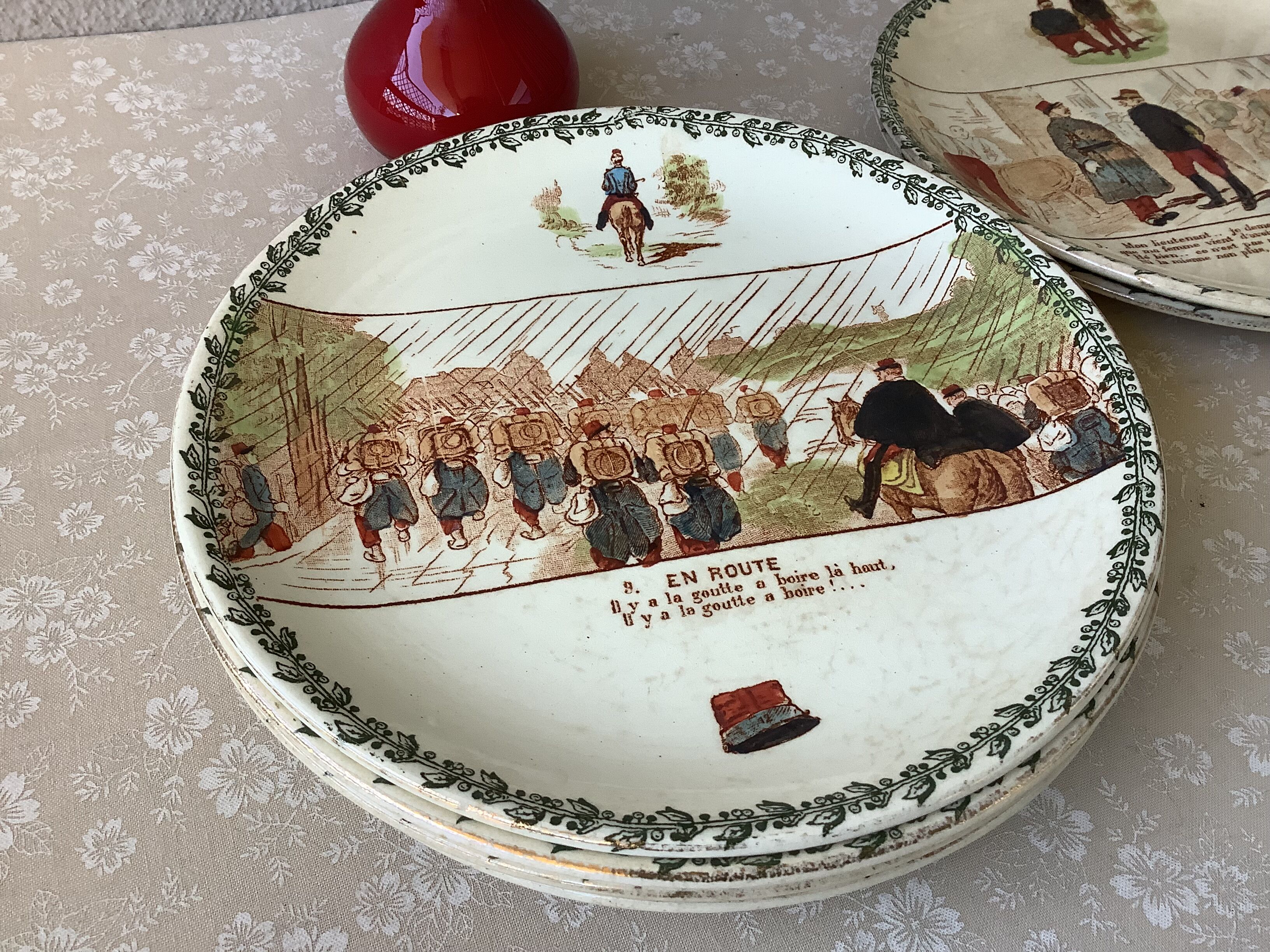 Talking plates Military Iron Land Choisy le Roi
