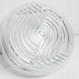 Ceiling lamp graphic 1970 glass