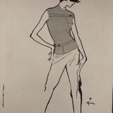 Fashion illustration by Gruau