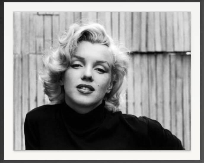 Photographic print of Marilyn Monroe