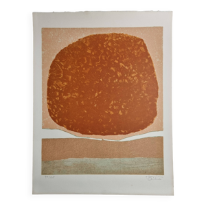 Lithographie abstraite