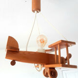 Wooden aircraft suspension