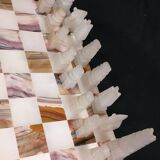 Marble and onyx chess game