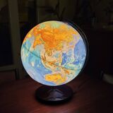 World map Luminous terrestrial globe Columbus - Duplex - vintage