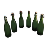 lot de 6 bouteilles en verre