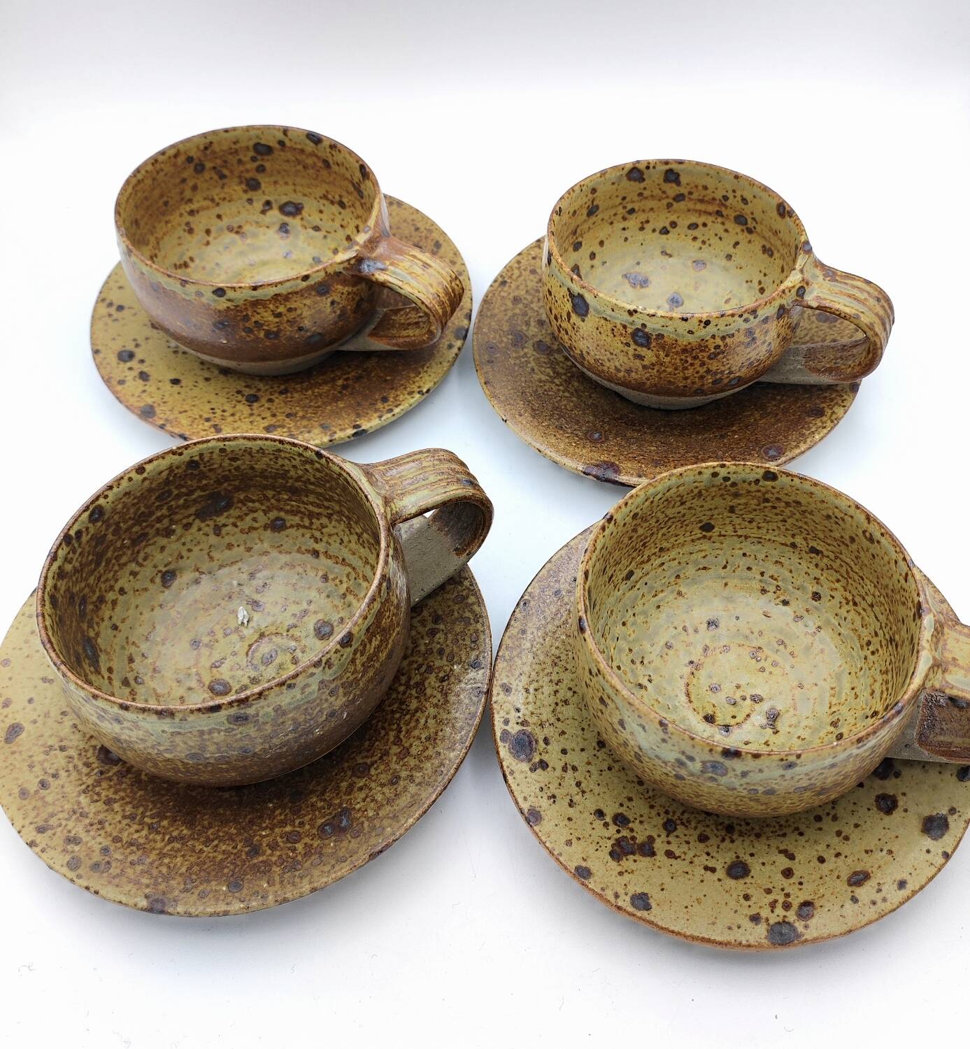 4 stoneware cups by Charles Gaudry