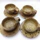 4 stoneware cups by Charles Gaudry