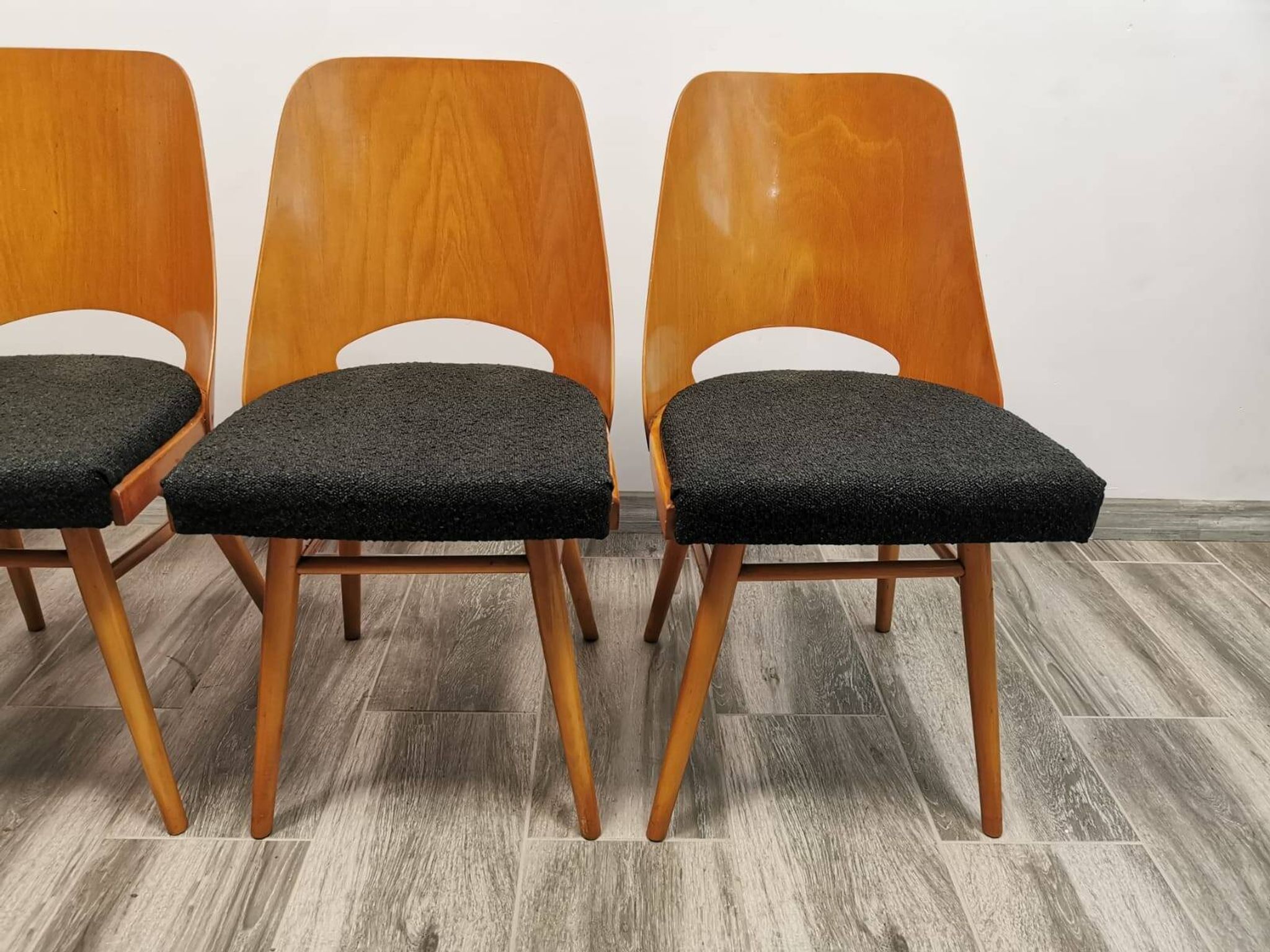Chaises de Salle à Manger par Radomir Hoffman pour Ton, 1950s, Set de 4