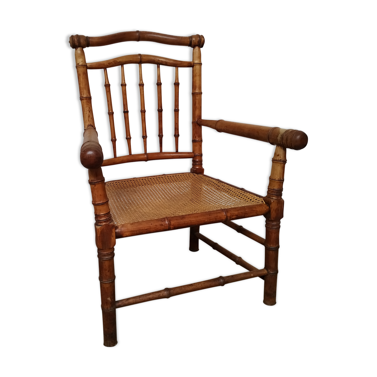 Bamboo armchair 1900