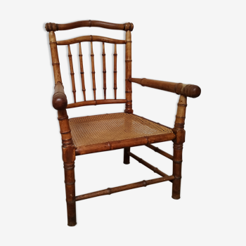 Bamboo armchair 1900