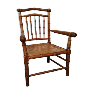 Bamboo armchair 1900