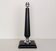 Pied de lampe cuir et chrome