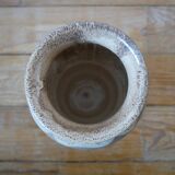 Beige vase lava effect