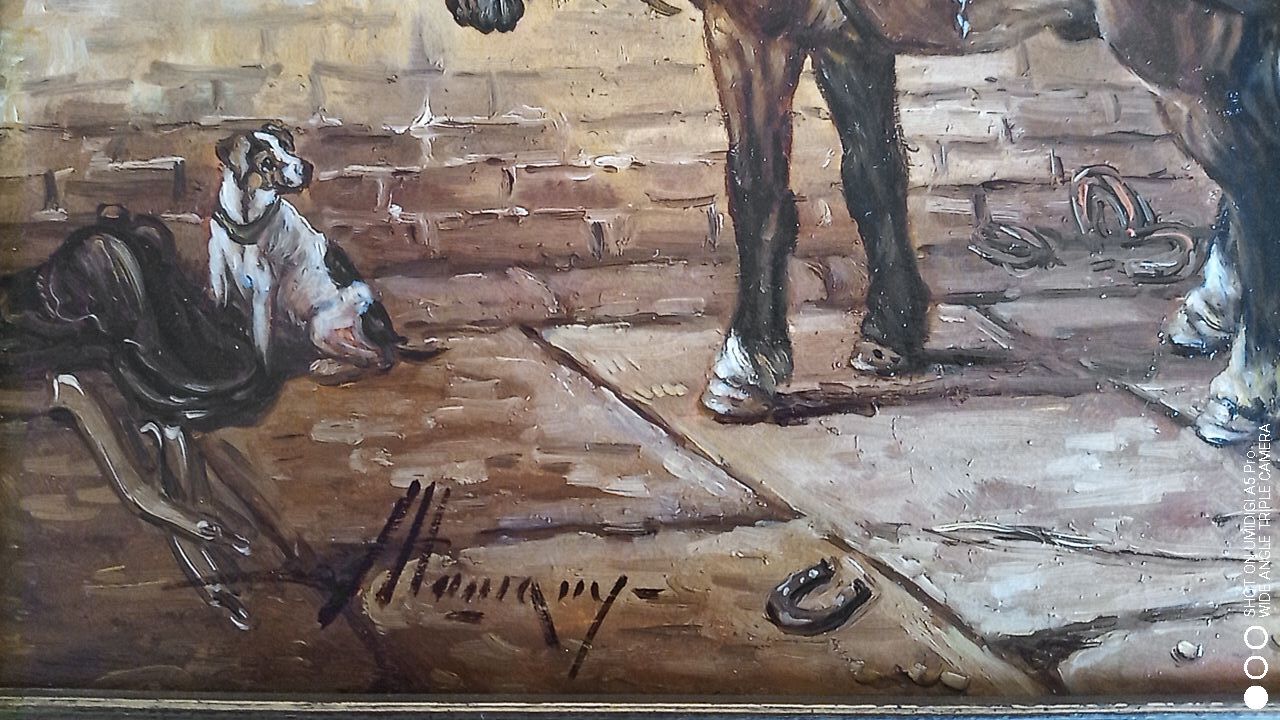 José Selles Alemany (born in 1937) Oil on panel - 19 x 32 cm - signed