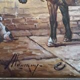 José Selles Alemany (born in 1937) Oil on panel - 19 x 32 cm - signed