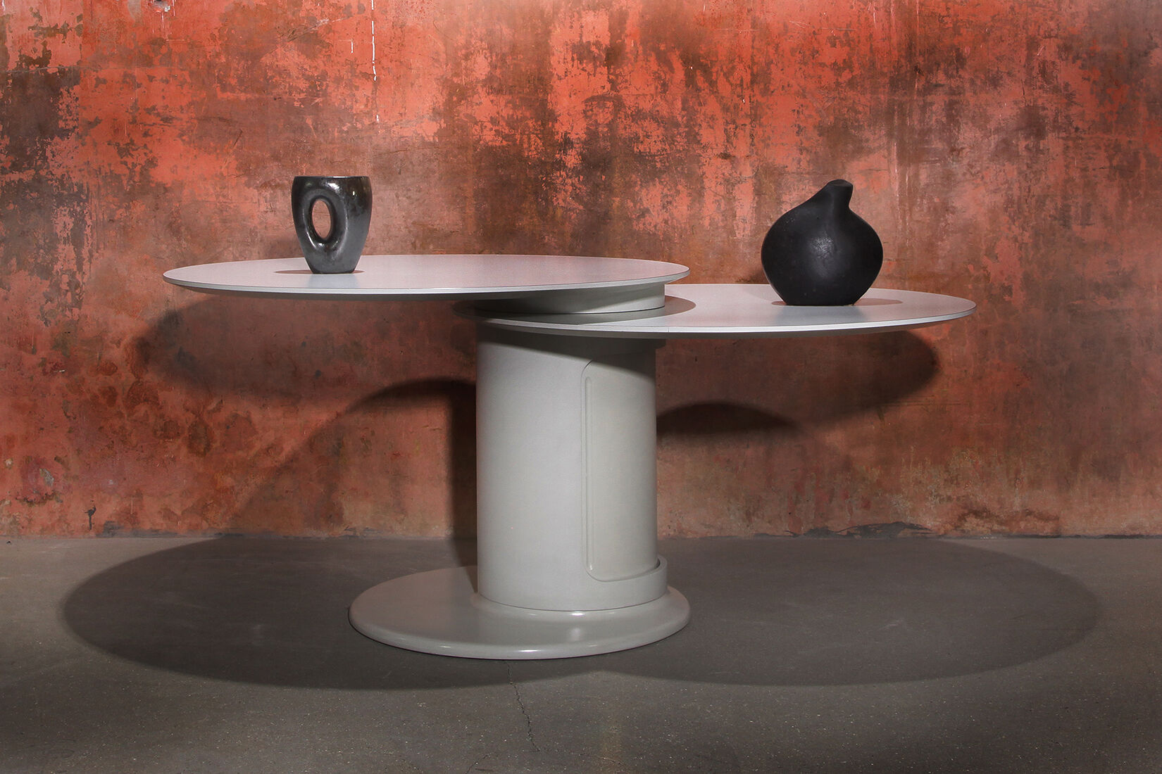 Two Tops Dining Room Table By Erwin Nagel For Rosenthal, 80s