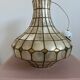Mother-of-pearl suspension in the shape of a drop of water 70s