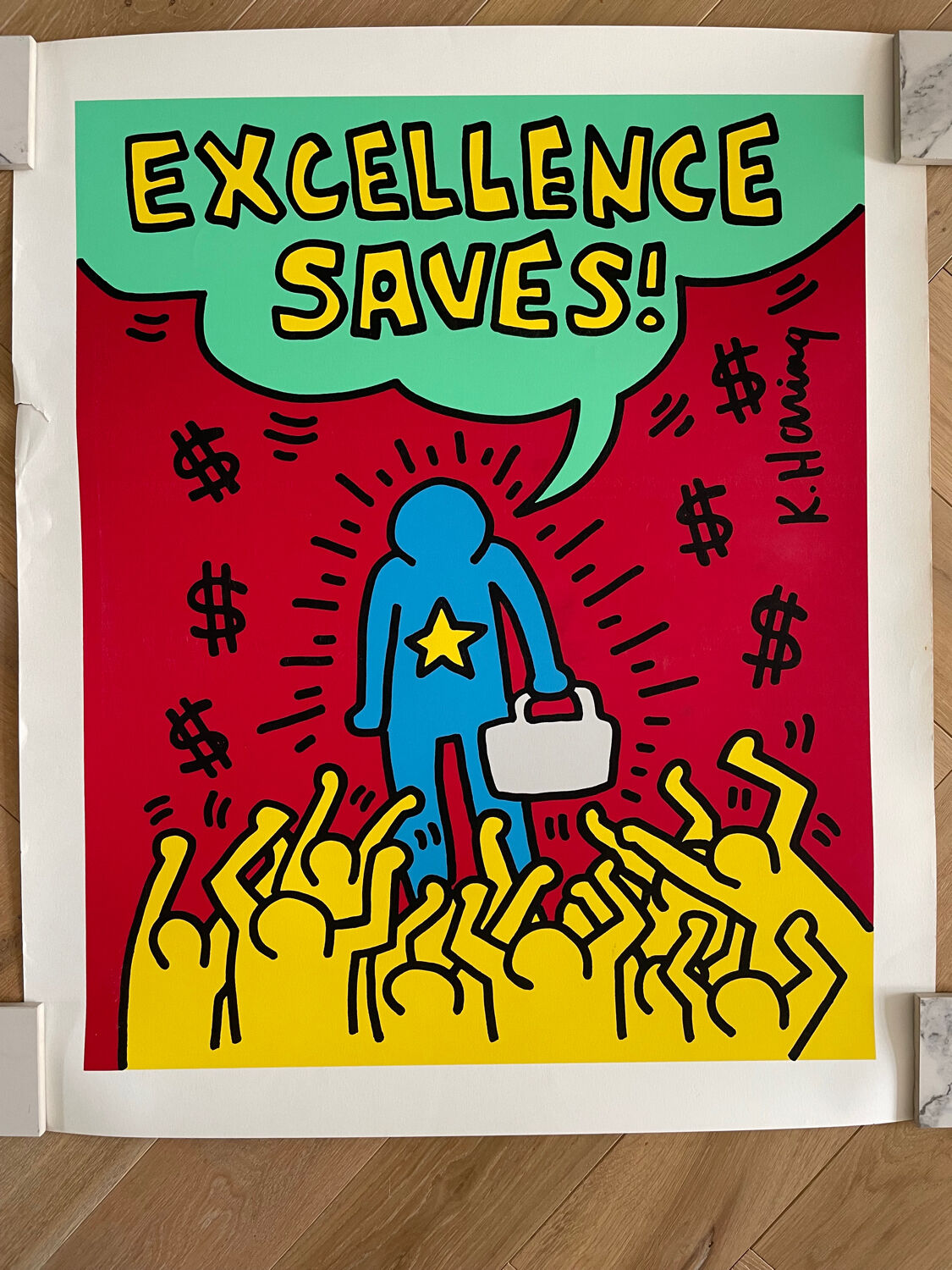Keith Haring, Playboy 3 ( Excellence Saves!)1994, Published by Special Edition Ltd for Playboy Year