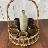 Vintage wicker basket