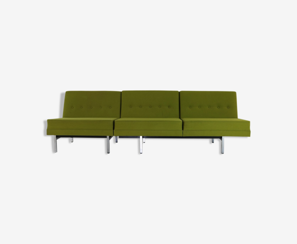 Canapé modulaire du milieu du siècle défini par George Nelson pour Herman Miller