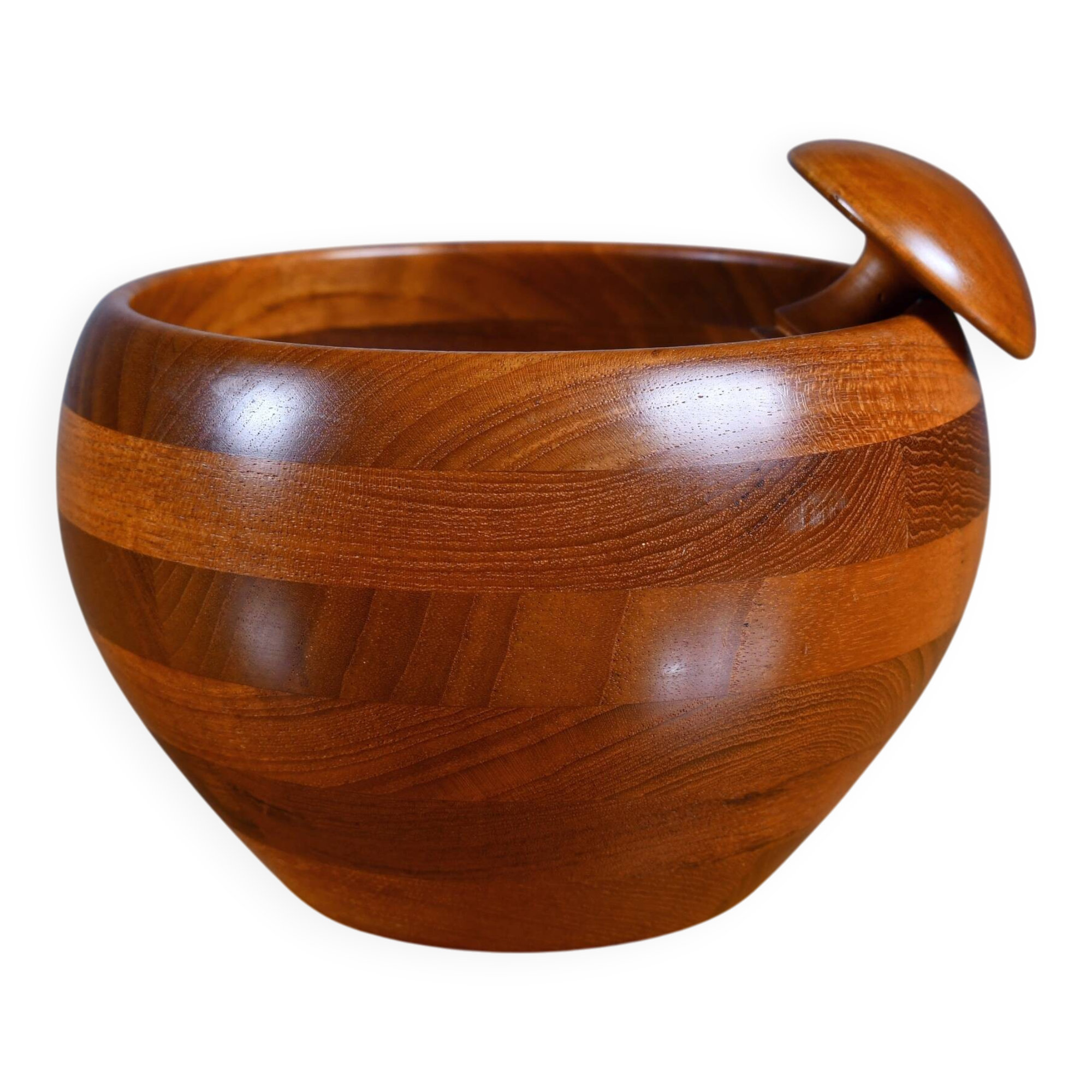 Teak Bowl by Wiggers of Denmark. 1960s