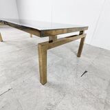 Table basse en laiton par, années 1970