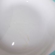 4 vintage geometric pattern soup plates 220510