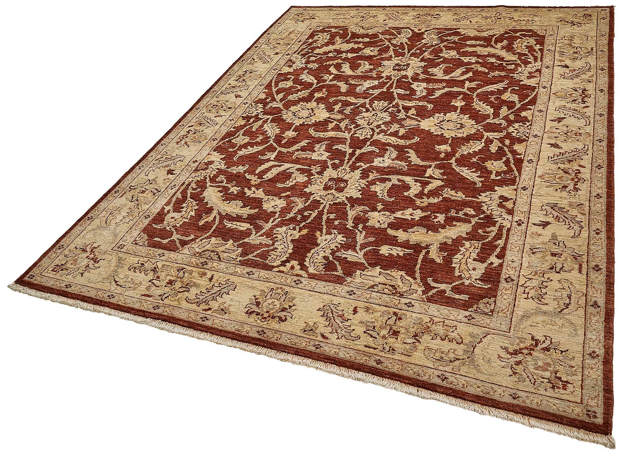 Turkish Handknotted Wool Oushak Rug 185 cm x 268 cm