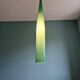 Turquoise Murano glass XXL suspension, Alessandro Pianon, 1960