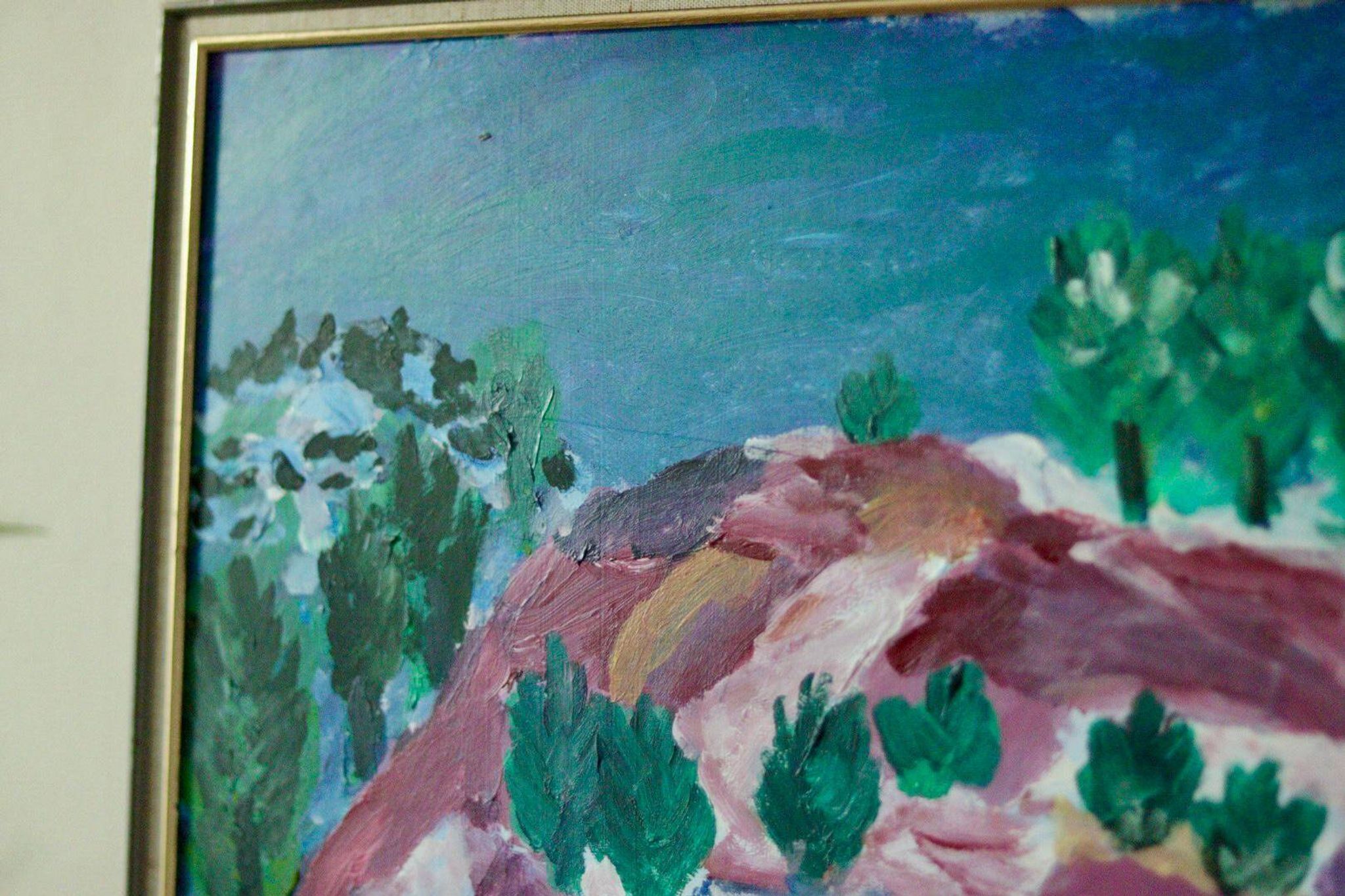 Colourful landscape motif by ERP
