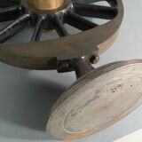 Former clock barometre clock has to poser industrial style form ferri wheel