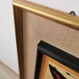 Old painting Butterflies Bernard Buffet 70's