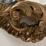 Louis XV mirror in carved gilded wood, late 18th century