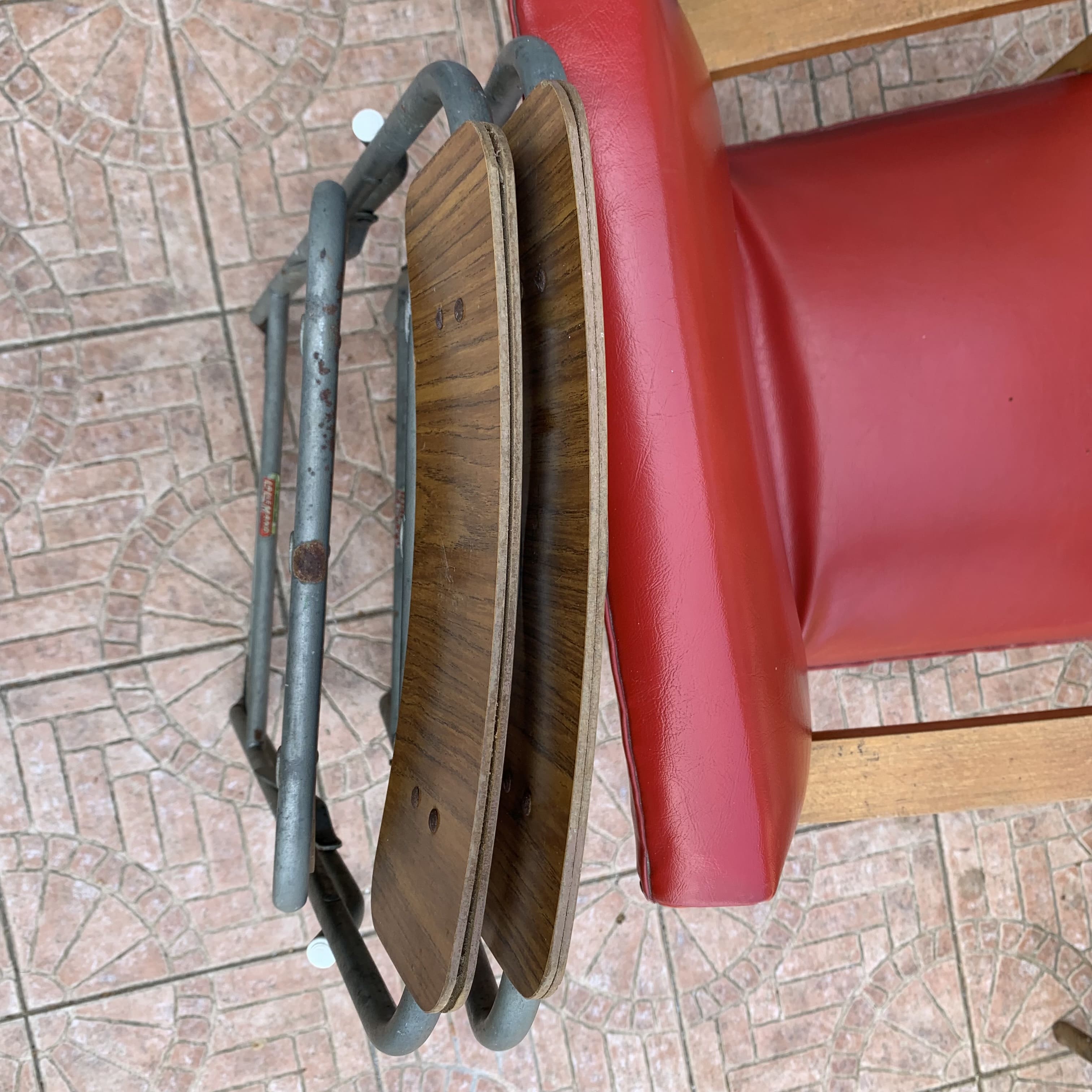 Pair of LALLEMAND folding chairs