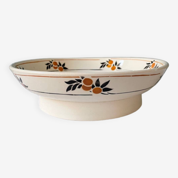 Art Deco salad bowl in Badonviller earthenware