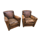 Pair of club armchairs 1920