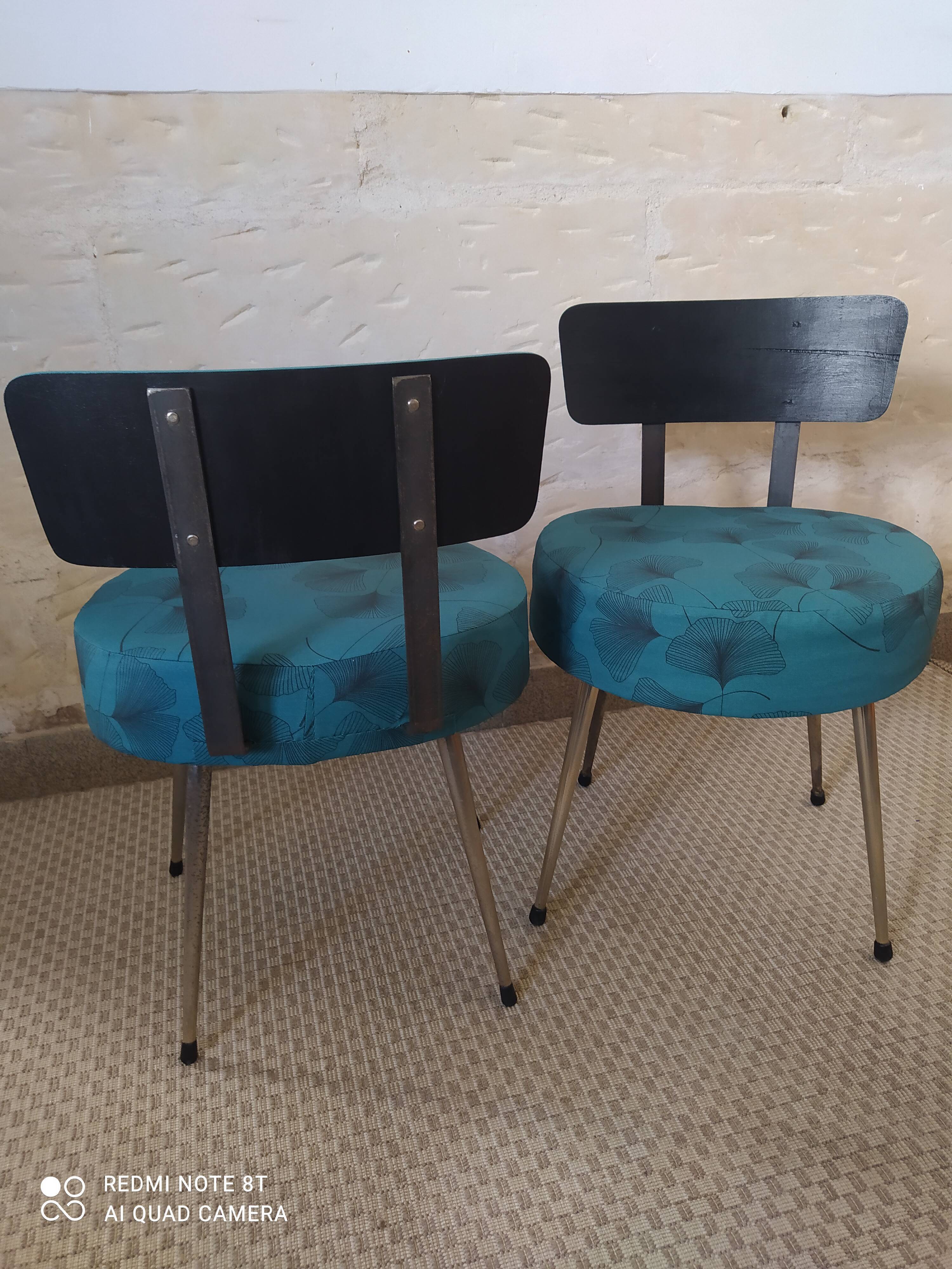 Pair of renovated PELFRAN chairs